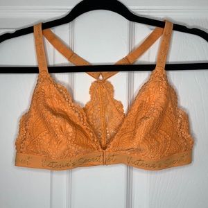 Pastel Orange VS Lace Bralette